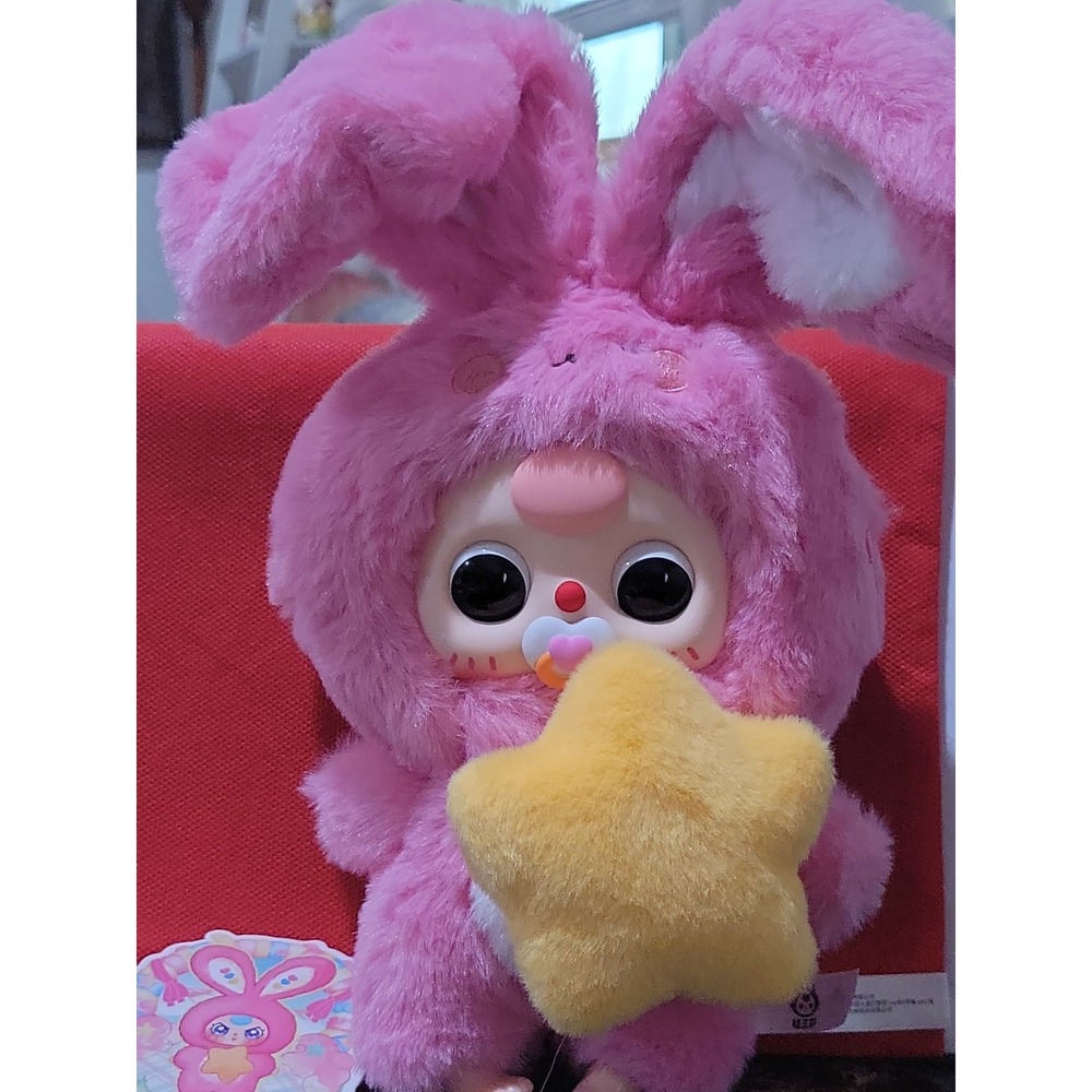 baby three Lily Rabbit Town Plush Pack Rabbit Polyester - Picture 4 of 7